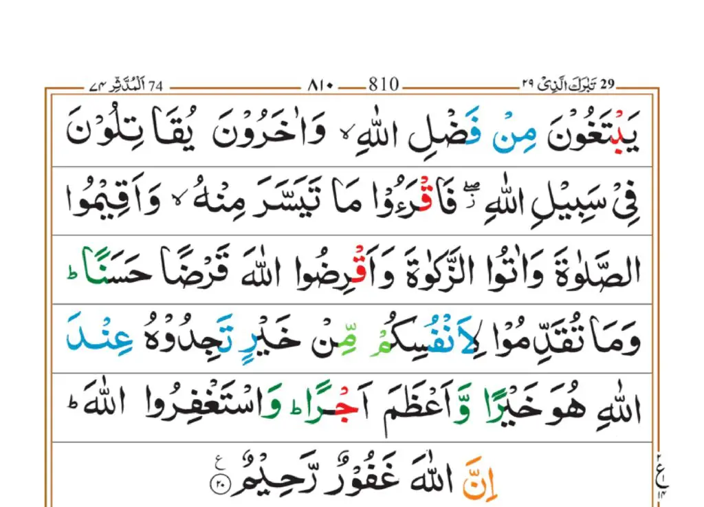 Surah Muzzammil read online