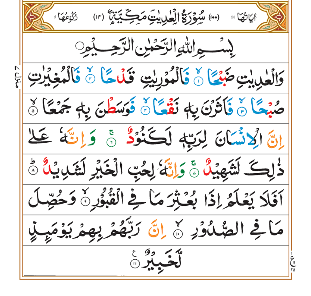 Surah Adiyat