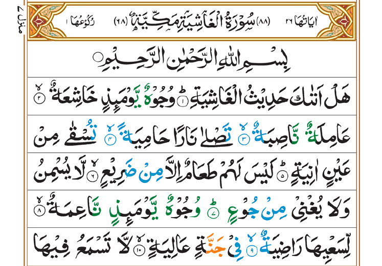 Surah Ghashiya 01