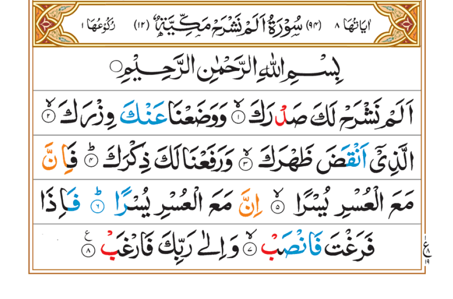 Surah Ash-Sharh