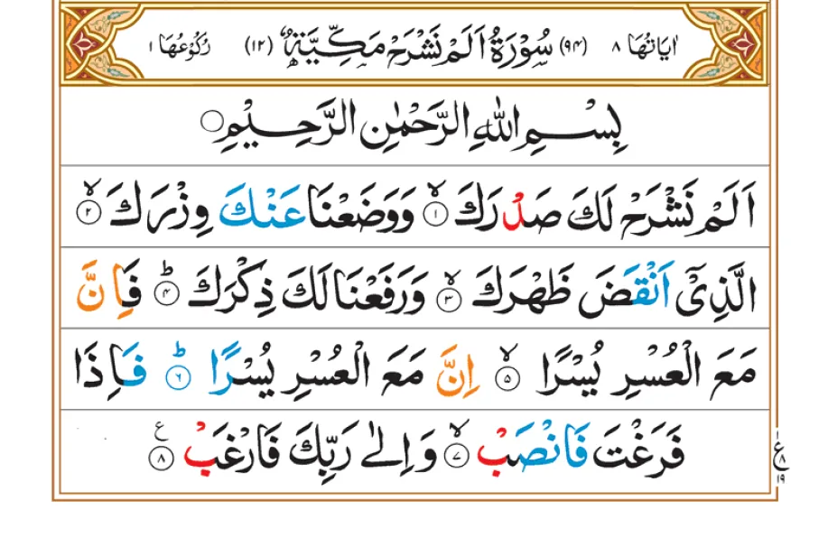 Surah Ash-Sharh