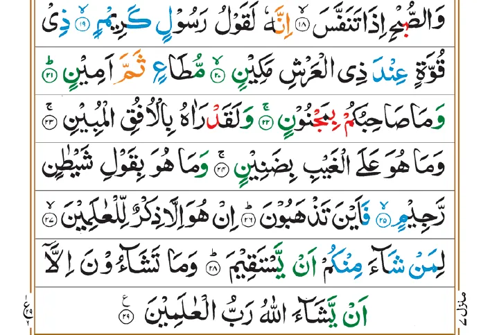 Surah Takwir 02