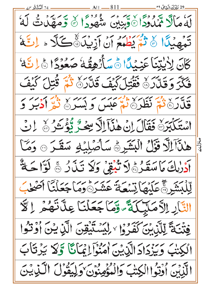 Surah Mudassir 02