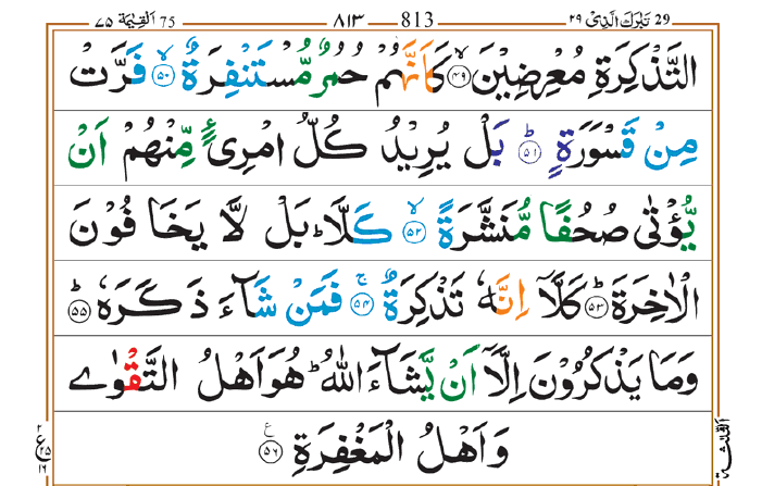 Surah Mudassir 04