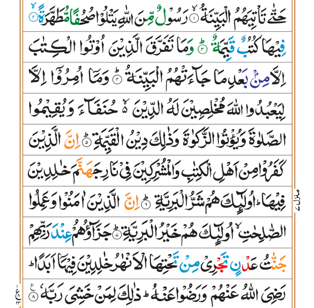 Surah Bayyinah 02