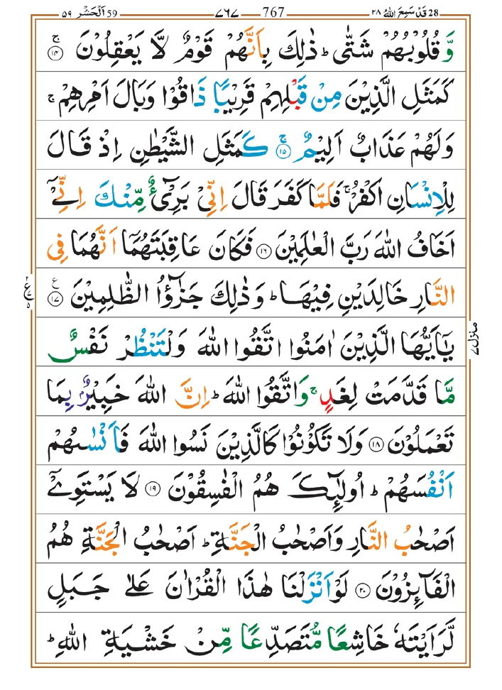 Surah Hashr 05