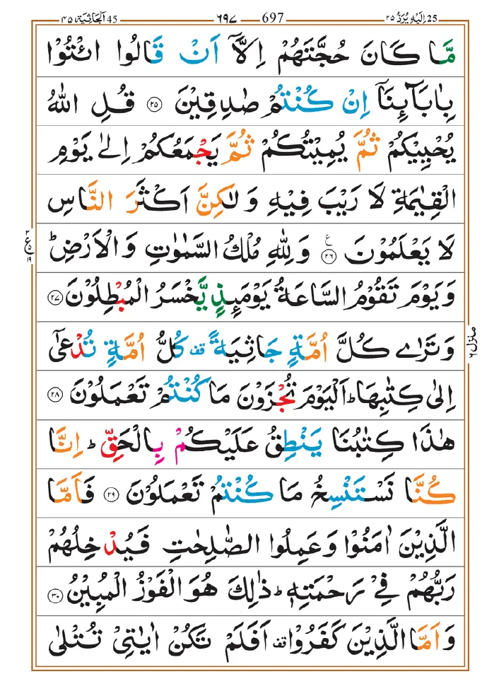 Surah Jathiyah 05