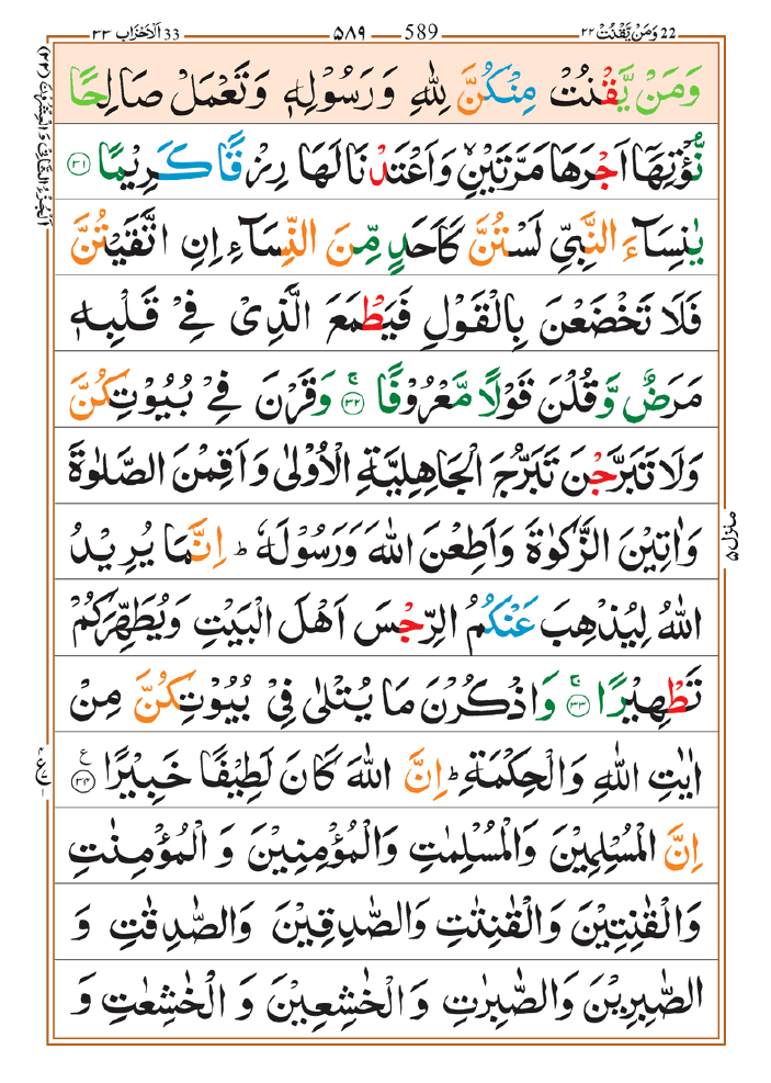 Surah Ahzab 07